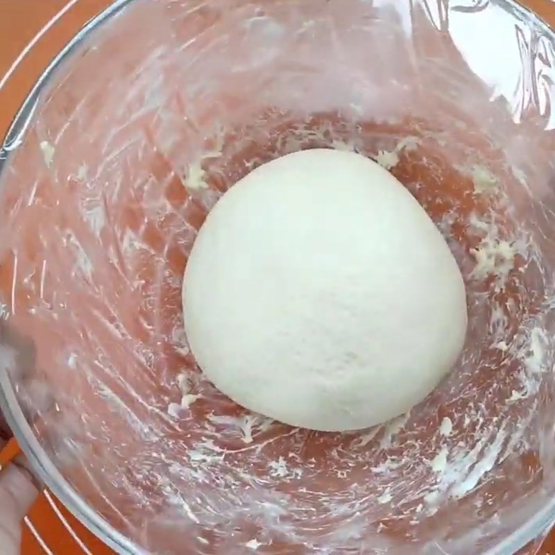 Bước 3  Ủ bột Bánh mì nhân kem sữa